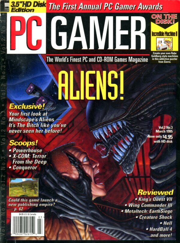 PC Gamer   Issue 010   March 1995 (GP Pub) cover